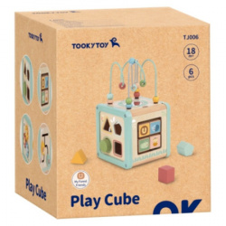 Tooky toy drvena kocka umetaljka ( A081841 ) - Img 2