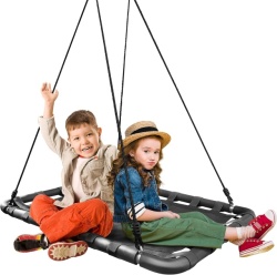 Top Springen Kinderbooth - Velika Pravougaona Ljuljaska za decu u crnoj boji do 100kg ( TOPKJE ) - Img 4
