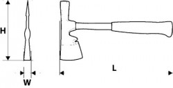 Topex čekić/sekira 600g ( 02A110 ) - Img 2