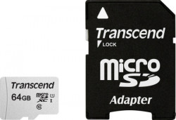 Transcend micro SD 64GB class 10, ultra high speed class 1 (U1) with adapter ( TS64GUSD300S-A )  - Img 2