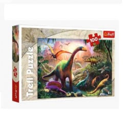 Tref line puzzle 100 dinosaurs land ( T16277 ) - Img 2