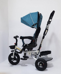 Tricikl za decu Model 03 sa rotirajućim sedištem - Teget - Img 8