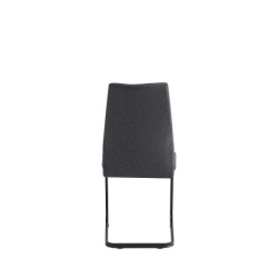 Trpezarijska stolica 1038 Tamno siva/Crne metalne noge ( 775-522  )-3