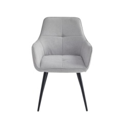 Trpezarijska stolica 555 Siva/Crne metalne noge 520x415x860 ( 775-525 )