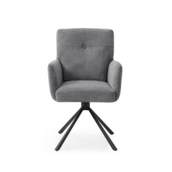 Trpezarijska stolica Jameson Siva/Crne Metalne noge ( 775-634 ) - Img 1