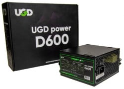 UGD d600 600w ugd power 12cm fan, 20+4pin, 4+4pin, 3xsata, 1xide, 2x6+2pin black napajanje - Img 2