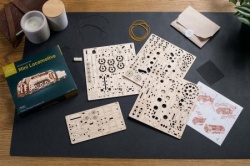 Ugears 3d mehanička puzzla - MINI LOKOMOTIVA ( 7136)-2