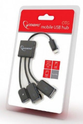 UHB-OTG-02 Gembird OTG HUB 2xUSB na microUSB - Img 2