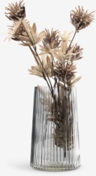 Vase fi 13xH20cm grey -2