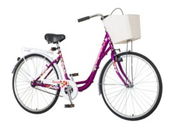 Venssini Bicikl venssini diamante 26x1.3/8" ljubičasto beli ( 1261099 )