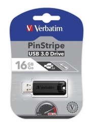 Verbatim Pinstripe 16GB black USB 3.0 fleš memorija black 49316 ( UFV49316 )-1