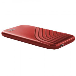 WD 500GB my passport SSD - portable SSD, up to 1050MB/s Read and 1000MB/s write speeds, USB 3.2 Gen 2 - red - Img 4