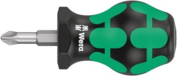 Wera 355 PZ pozidriv stubby kratki odvijač, PZ 2 x 25 mm ( WERA 008854 )