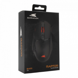 White Shark Baracuda BGM 051 Raptor Mouse Black - Img 2