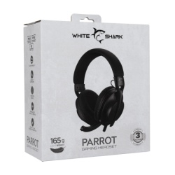 White Shark gh 2440 parrot black  headset-2