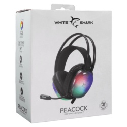 White Shark gh 2444 peacock black  headset-2