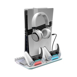 White Shark PS5 KIMURA PRO Cooling Pad + 2 Charging Docks-5