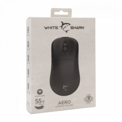 White Shark WGM 5015 Aero Whireless Mouse Black - Img 2