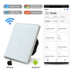 Wi-Fi smart prekidač svetla sa N provodnikom 1x5A   ( WFPS-N01/WH )-3