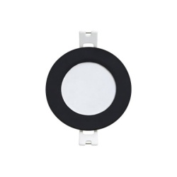 Xled 3w 4000k black ugradni okrugli LED panel plasticni,330lm,90.5*28mm,ip20, crni 266422
