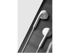 Xwave slušalice za mobilni sa mikrofonom/stereo/3.5mm jack/kabl 1.3 m/IPHONE EARBUD OBLIK/box/bela ( E-500M white ) - Img 3