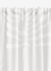 Zavesa 1x140x245 bela