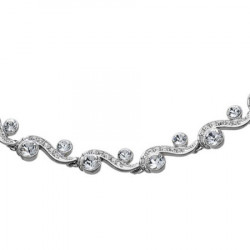 Ženska oliver weber precious crystal ogrlica sa swarovski belim kristalom ( 11134 ) - Img 4