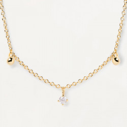 Ženska pd paola love triangle zlatna ogrlica sa pozlatom 18k ( co01-491-u ) - Img 1