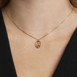 Ženska pd paola zlatna ogrlica virgo-devica sa pozlatom 18k ( co01-349-u ) - Img 2