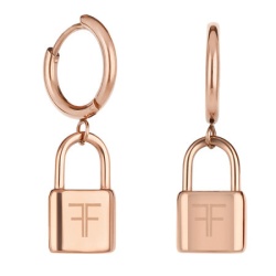 Ženske freelook roze zlatne mindjuše od hirurškog Čelika ( frj.3.5011.3 )