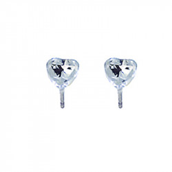 Ženske oliver weber heart small crystal srce minđuše sa swarovski belim kristalom ( 21008 ) - Img 1