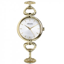 Ženski adriatica essence beli zlatni elegantni ručni sat sa zlatnim metalnim kaišem ( a3463.1113q ) - Img 1