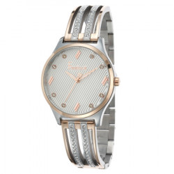 Ženski freelook belle roze zlatni srebrni modni ručni sat sa bikolor metalnim kaišem ( fl.1.10061.1 ) - Img 4