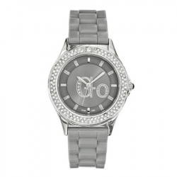 Ženski girl only go cristaux sivi modni ručni sat sa sivim gumenim kaišem ( 698130 ) - Img 4