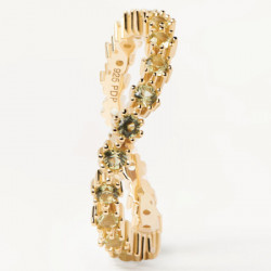 Ženski pd paola green tide zlatni prsten sa pozlatnom 18k ( an01-461-14 )