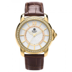 Ženski royal london dashing zlatni modni ručni sat sa braon kožnim kaišem ( 21317-02 ) - Img 4