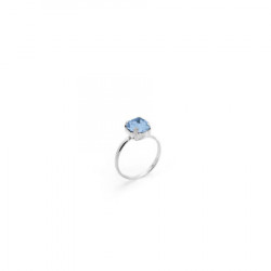 Ženski victoria cruz celine m aquamarine prsten sa swarovski plavim kristalom ( a3284-10a ) - Img 4