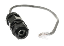 Zlatna hermetička utičnica RJ45 (vodootporni ethernet) ( PL048 )