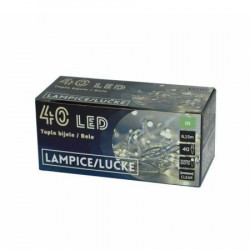 40 Led lampice bele B/O ( 52-102000 ) - Img 2