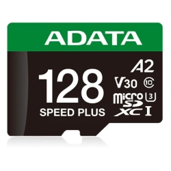 A-Data Class 10 + adapter 180/160 MB/s UD128GUI3V30A2SP-RA1 Micro SDXC 128GB