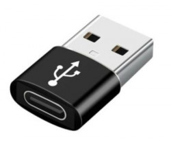 A-USB2-AMCF-02 Gembird USB AM to Type-C female adapter, black (ALT.CCP-USB3-AMCM-0M) FO - Img 4