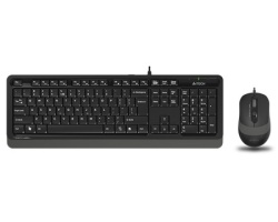 A4 tech f1010 fstyler usb yu siva tastatura + USB sivi miš -4