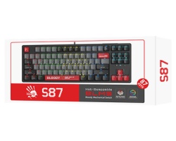 A4 tech S87 Bloody RGB Mechanical Energy Red switch USB US crna tastatura -4