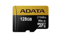 AData micro SD Card 128GB + SD adapter AUSDX128GUII3CL10-CA1/ class 10/8K/4K