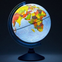 Alaysky globus sa led svetlom dupola mapa reljef 32cm 100045 ( 72945 ) - Img 1