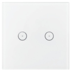 Amiko Home Prekidač, zidni, za dva uređaja - SMART SWITCH 2 CH