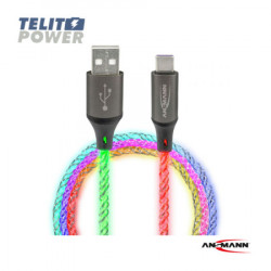 Ansmann USB-A na USB-tip C kabl sa LED osvetljenjem 100cm ( 4117 ) - Img 3