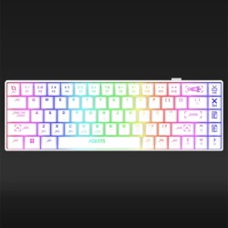 Aqirys wireless mechanical keyboard mira white 2.0 tastatura ( 103-0077 )