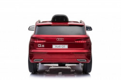 Audi Q5 2019 Licencirani auto na akumulator sa kožnim sedištem i mekim gumama - Crveni - Img 6