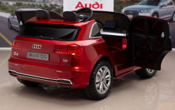 Audi Q5 4X4 Licencirani dvosed na akumulator za decu - Crveni - Img 2